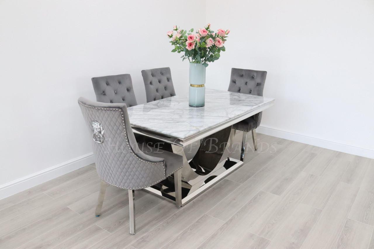 House Of Brands Naples Table and 4 Madrid Chairs