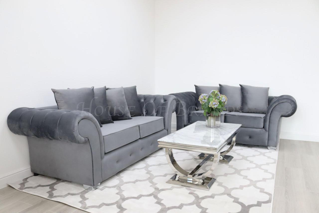 House Of Brands Bella Velvet Sofa