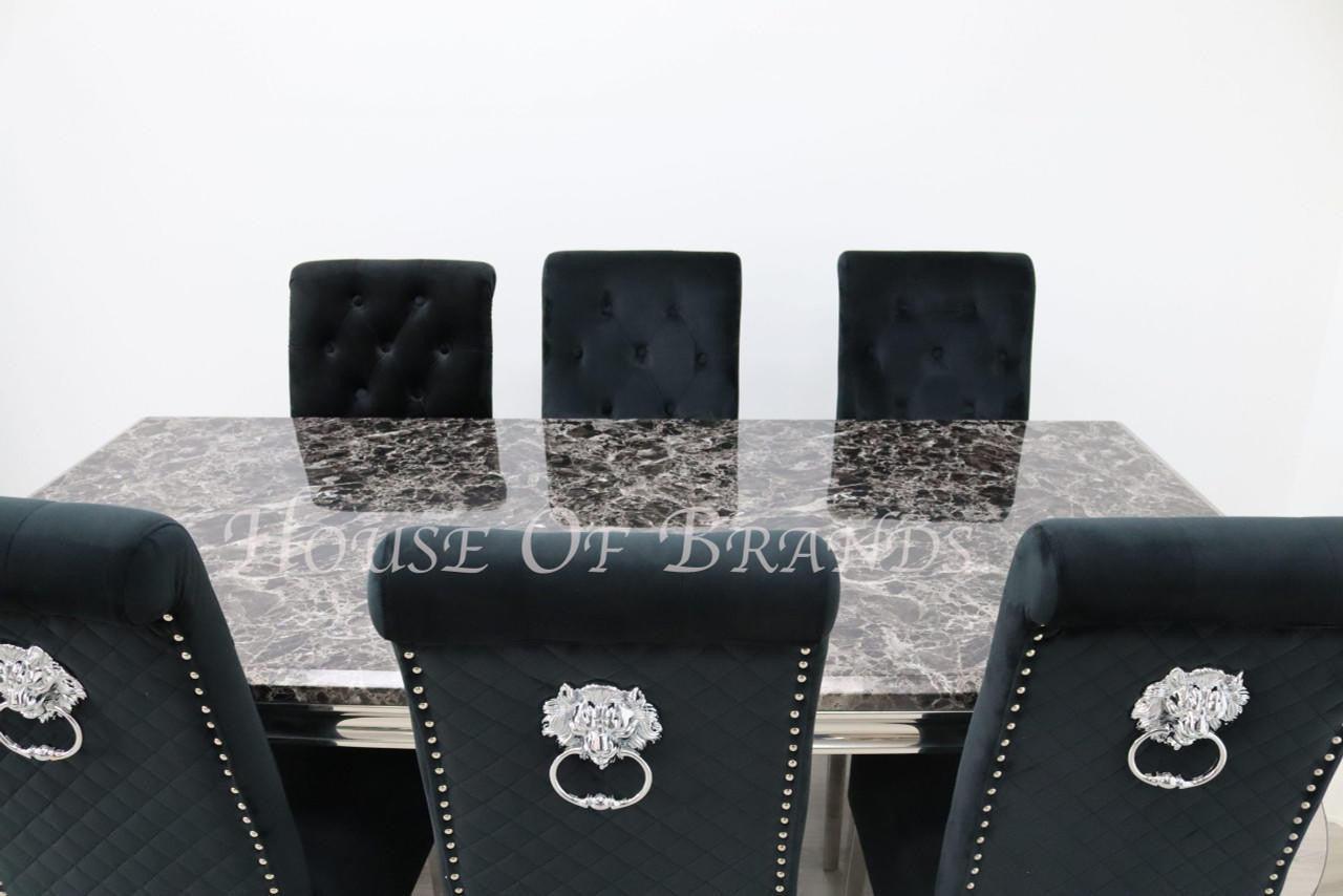 House Of Brands 2m Rome and 6 Leon Chairs