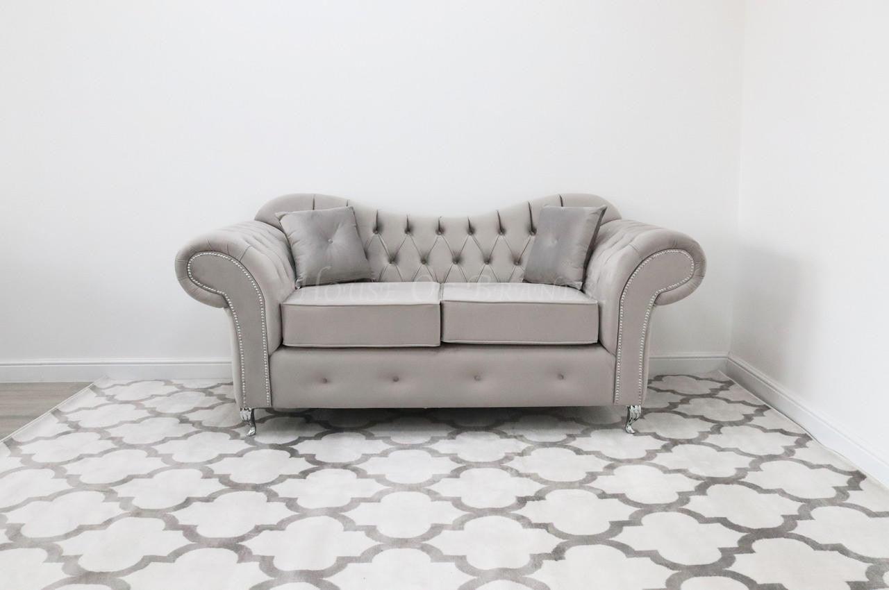 House Of Brands Estelle Cushion Seat Velvet Sofa