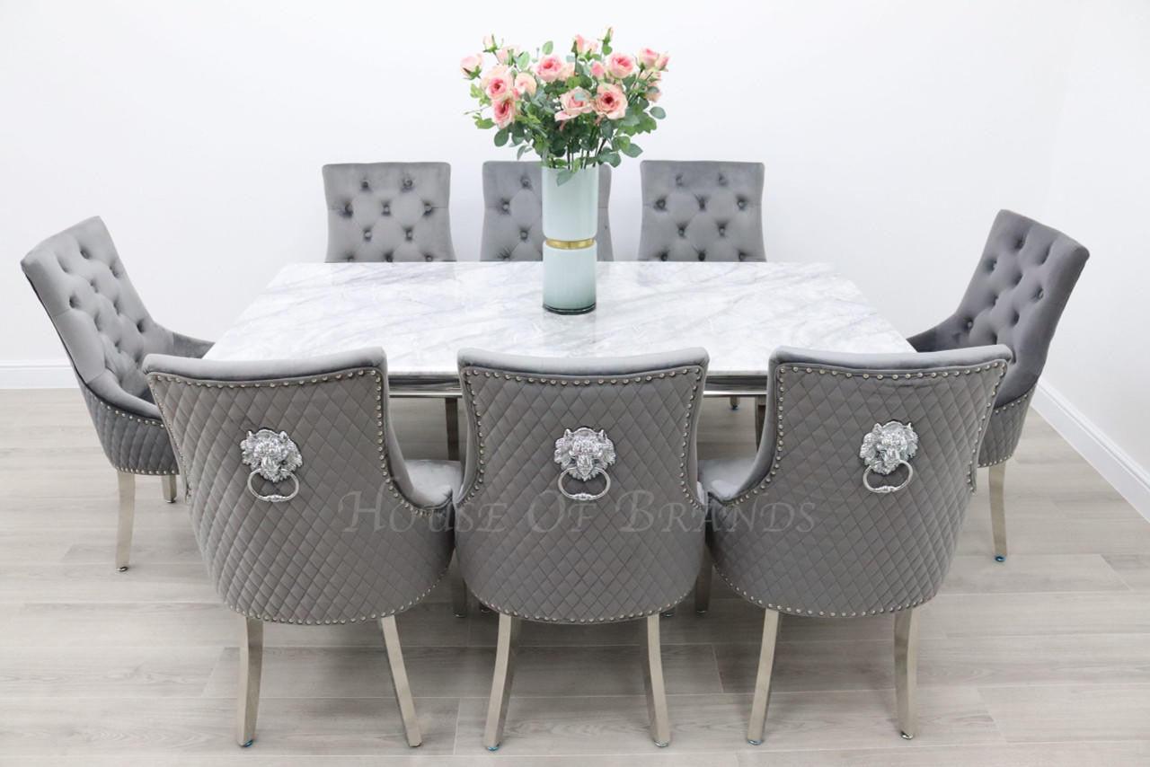 House Of Brands Venice Table and 8 Madrid Chairs