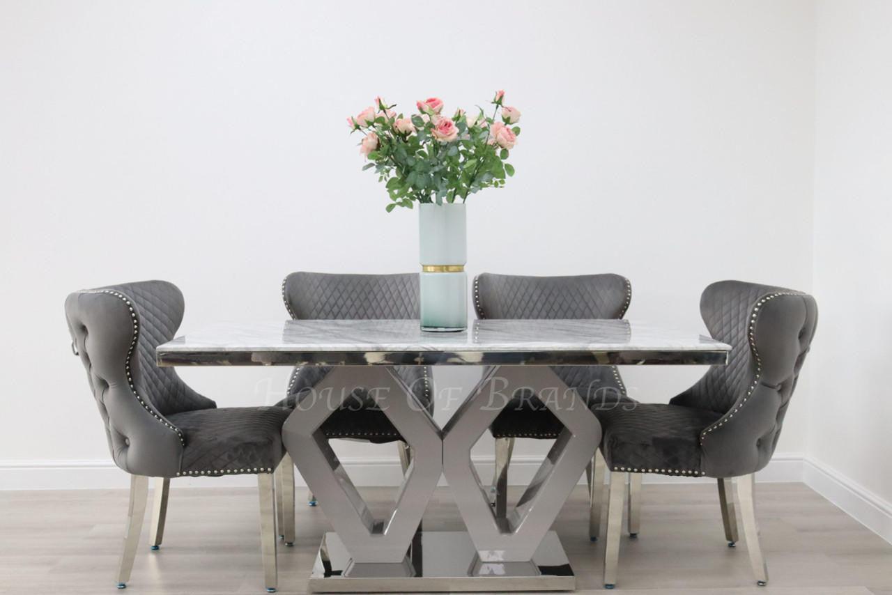 House Of Brands Amalfi Table and 4 Valencia Chairs
