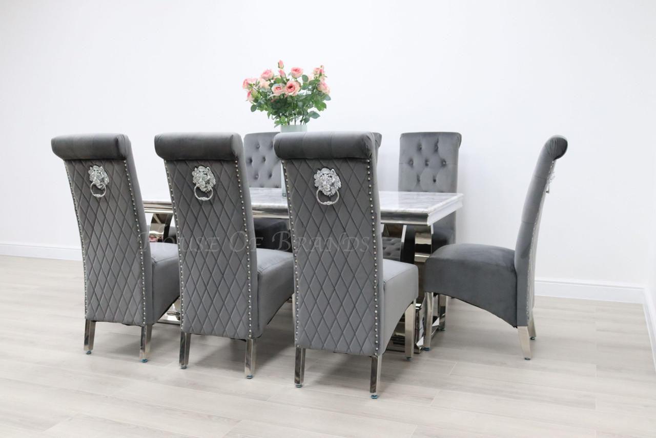 House Of Brands Venice Table and 8 Leon Chairs