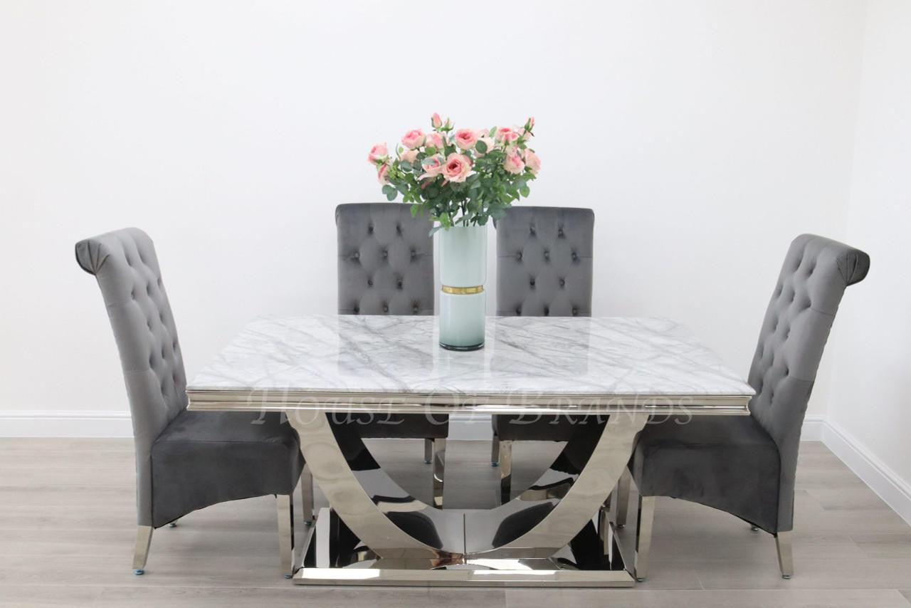 House Of Brands Naples Table and 4 Leon Chairs