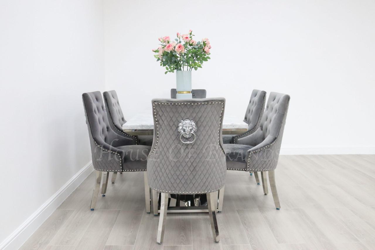 House Of Brands Sorrento Table and 6 Madrid Chairs