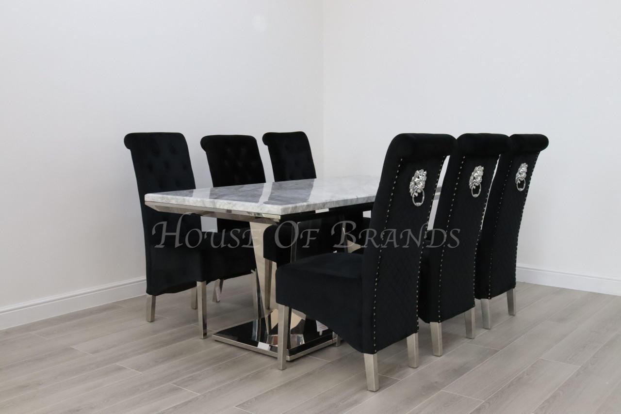 House Of Brands Sorrento Table and 6 Leon Chairs