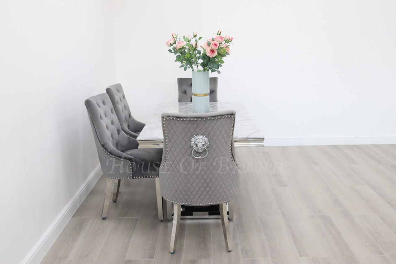House Of Brands Naples Table and 4 Madrid Chairs