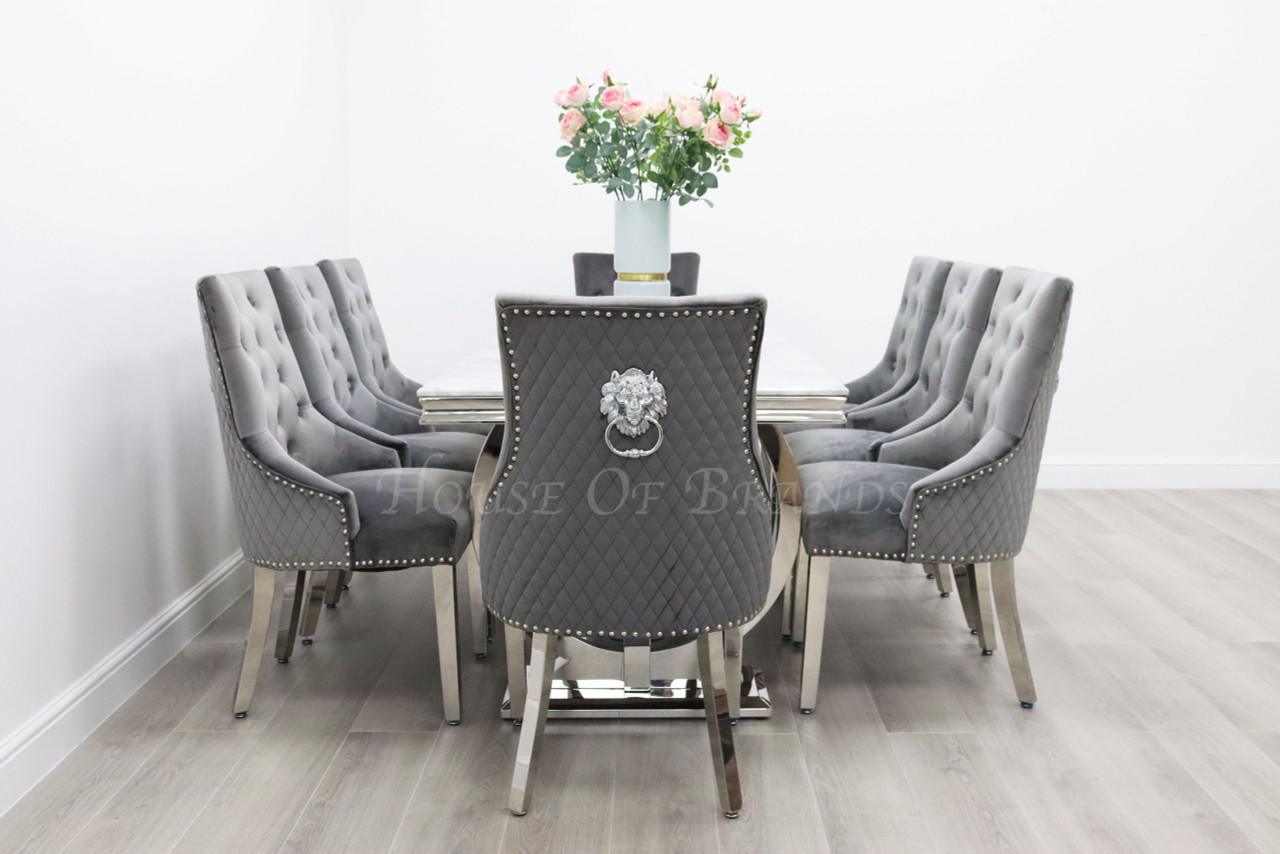 House Of Brands Venice Table and 8 Madrid Chairs