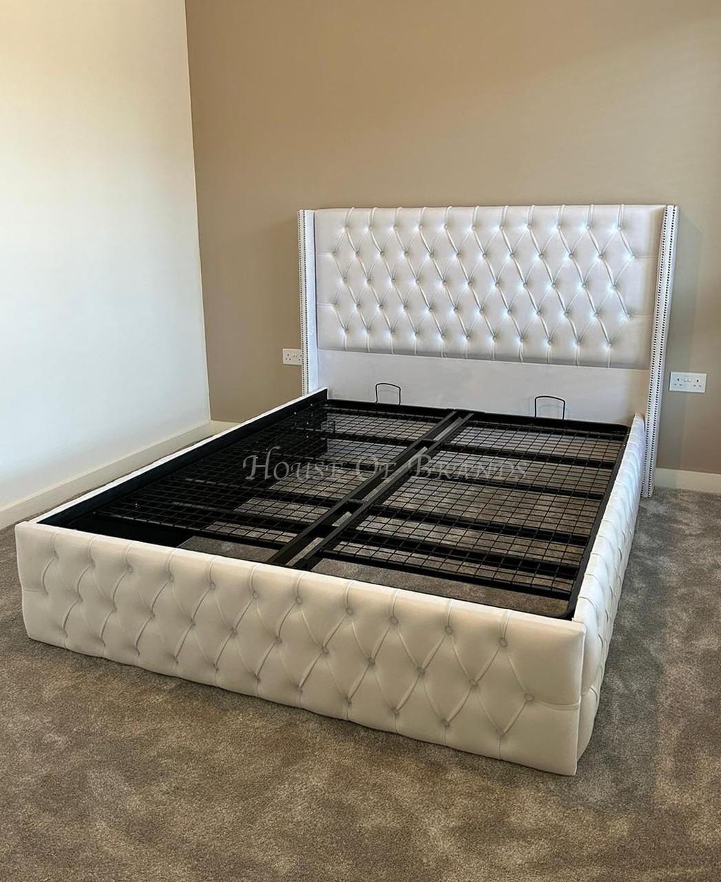 House Of Brands Michigan Winged Ottoman Storage Bed