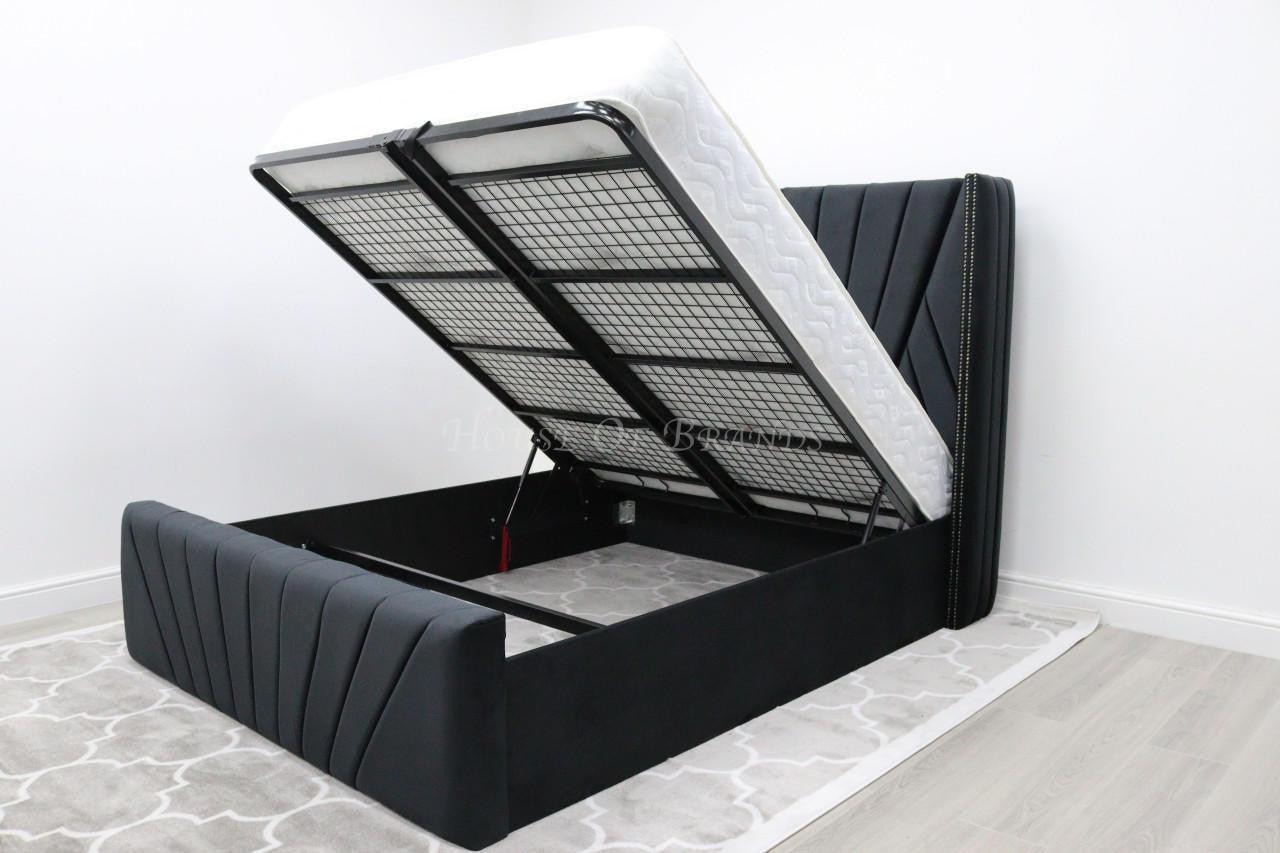 House Of Brands Los Angeles Ottoman Storage Bed 