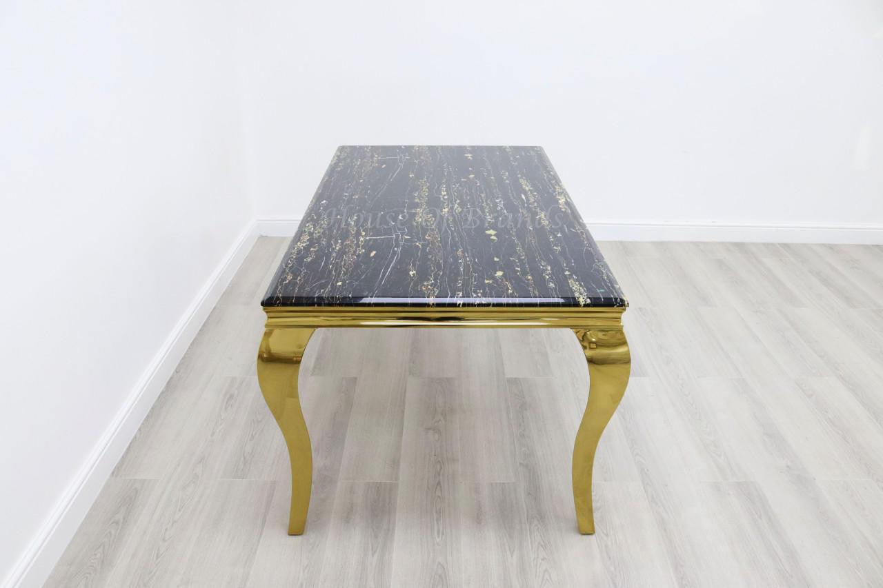 1.6m Gold Rome Dining table