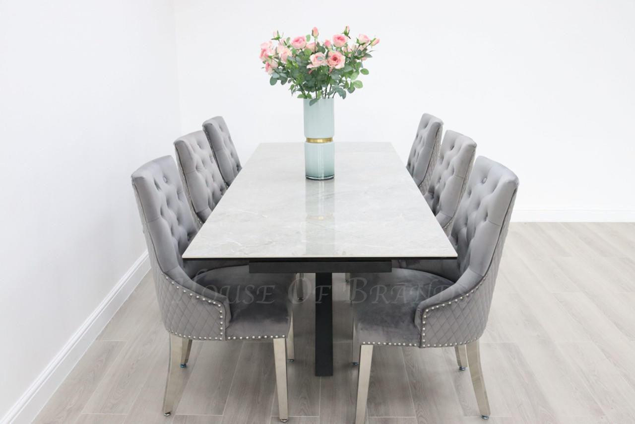 House Of Brands Palermo Table and 6 Madrid Chairs