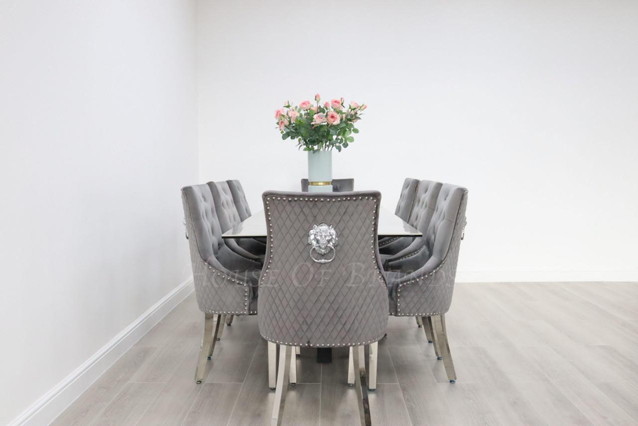 House Of Brands Palermo Table and 8 Madrid Chairs