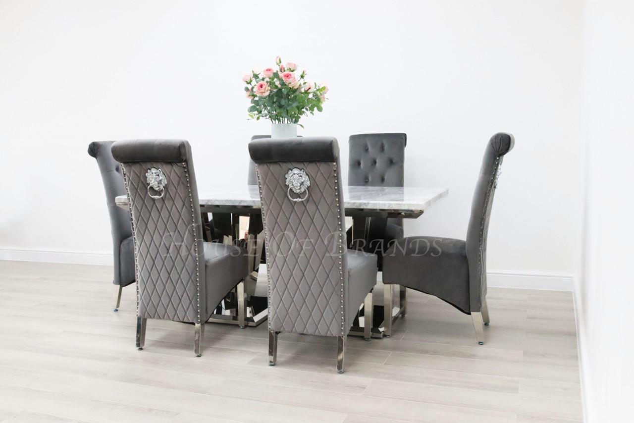House Of Brands Sorrento Table and 6 Leon Chairs