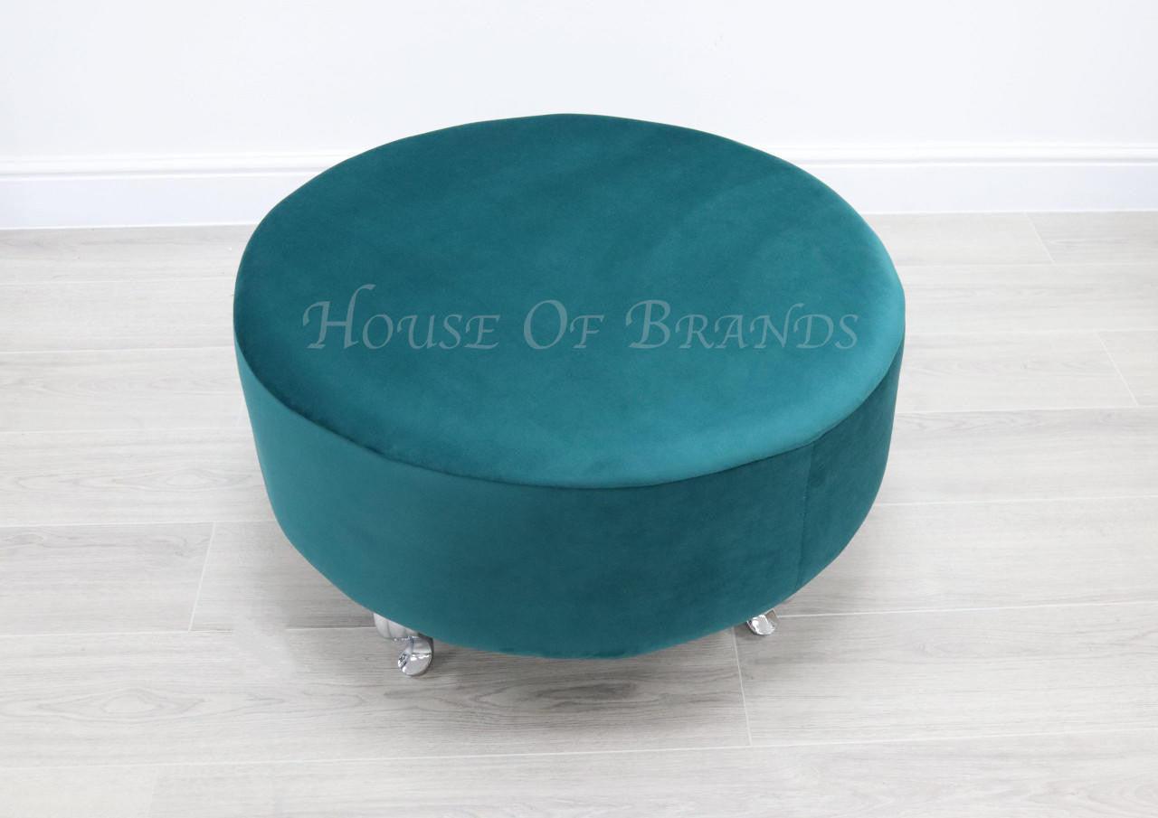 House Of Brands Plain Round Footstool