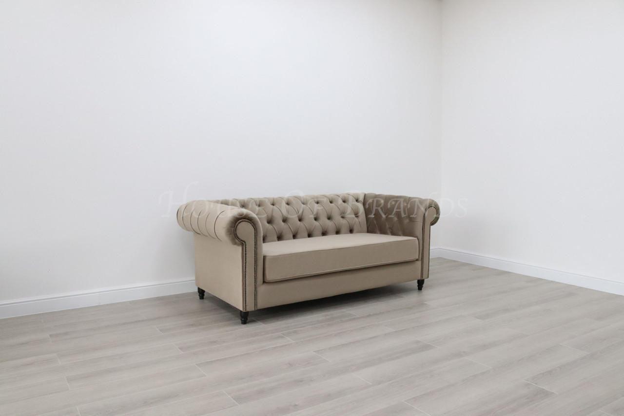 House Of Brands Chesterfield Velvet Sofa
