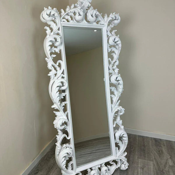 Gabrielle Cheval Mirror White