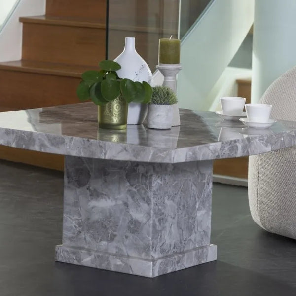 Turin Grey Marble Coffee Table