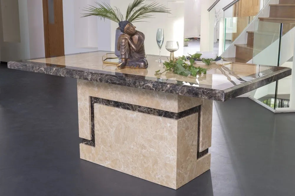 Venice Cream Marble Dining Table