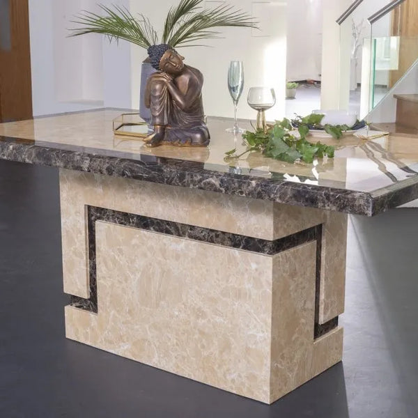 Venice Cream Marble Dining Table