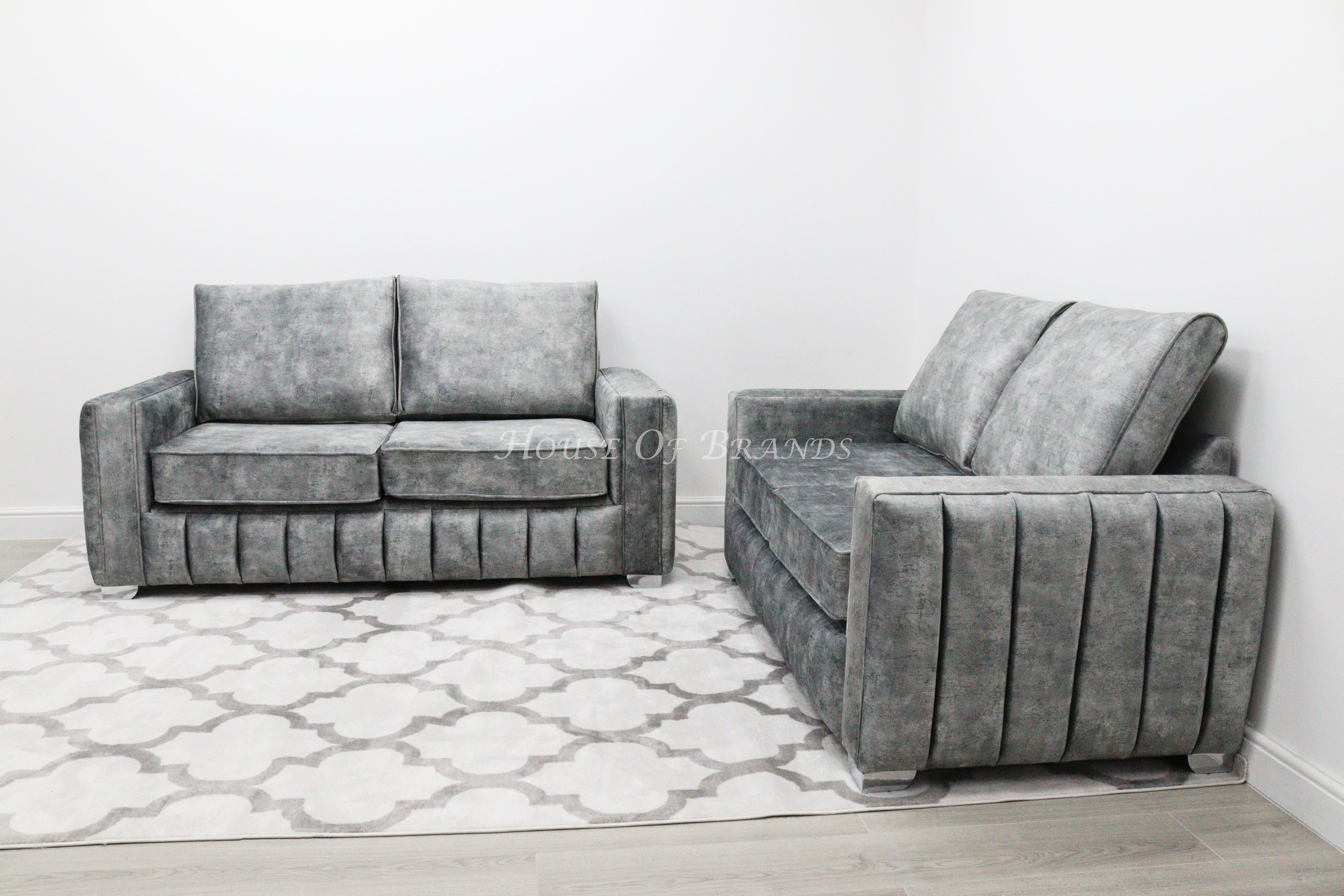 Beverly Marble Velvet Sofa