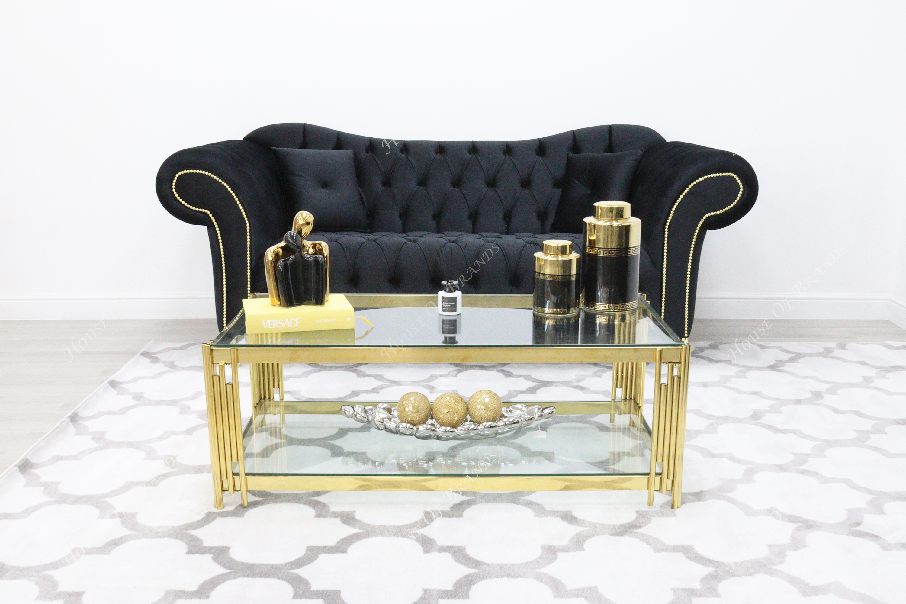 Estelle Velvet Sofa