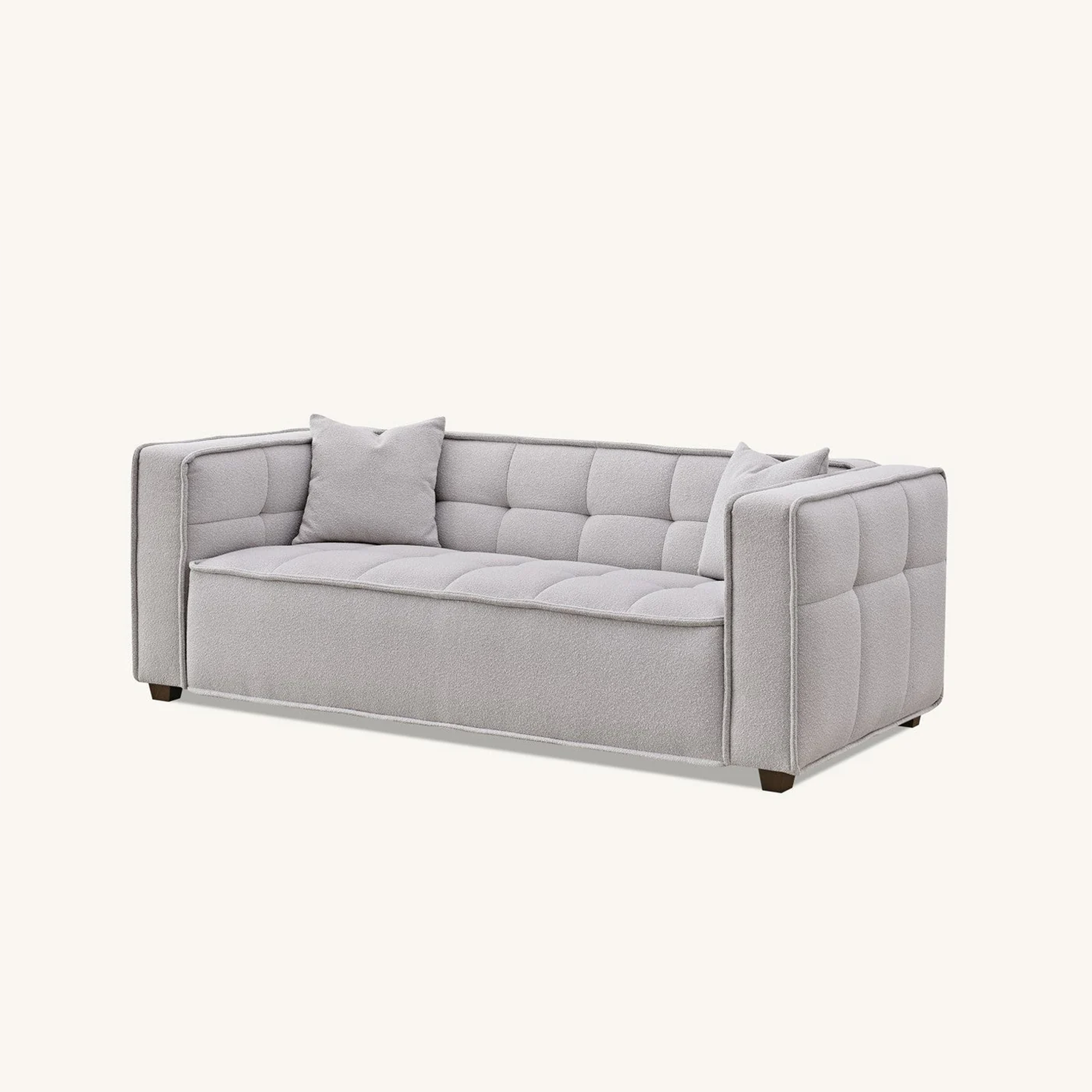 3 Seater Aluxo Murray Sofa Range in Putty Boucle Fabric