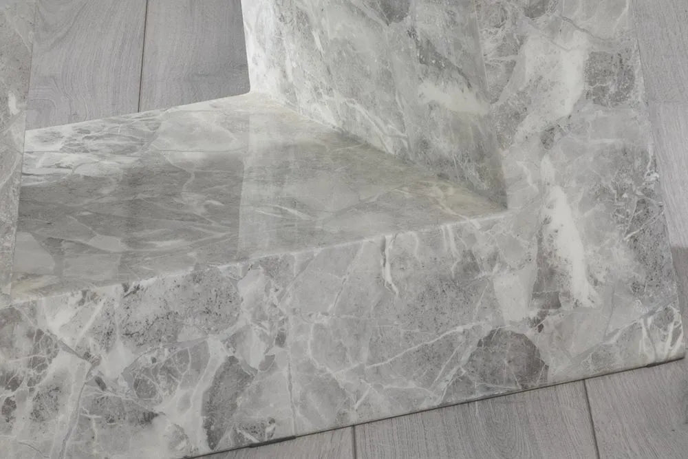 Milan Grey Marble Dining Table