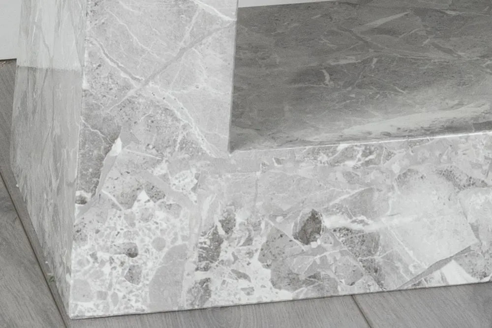 Milan Marble Console Table Grey