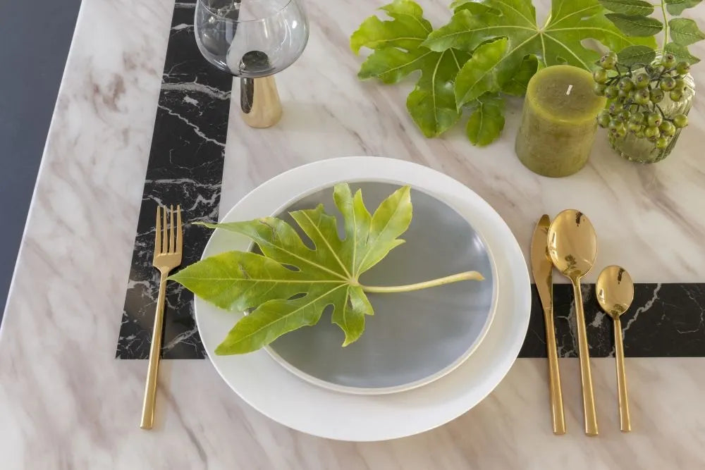 Rome Cream Marble Dining Table