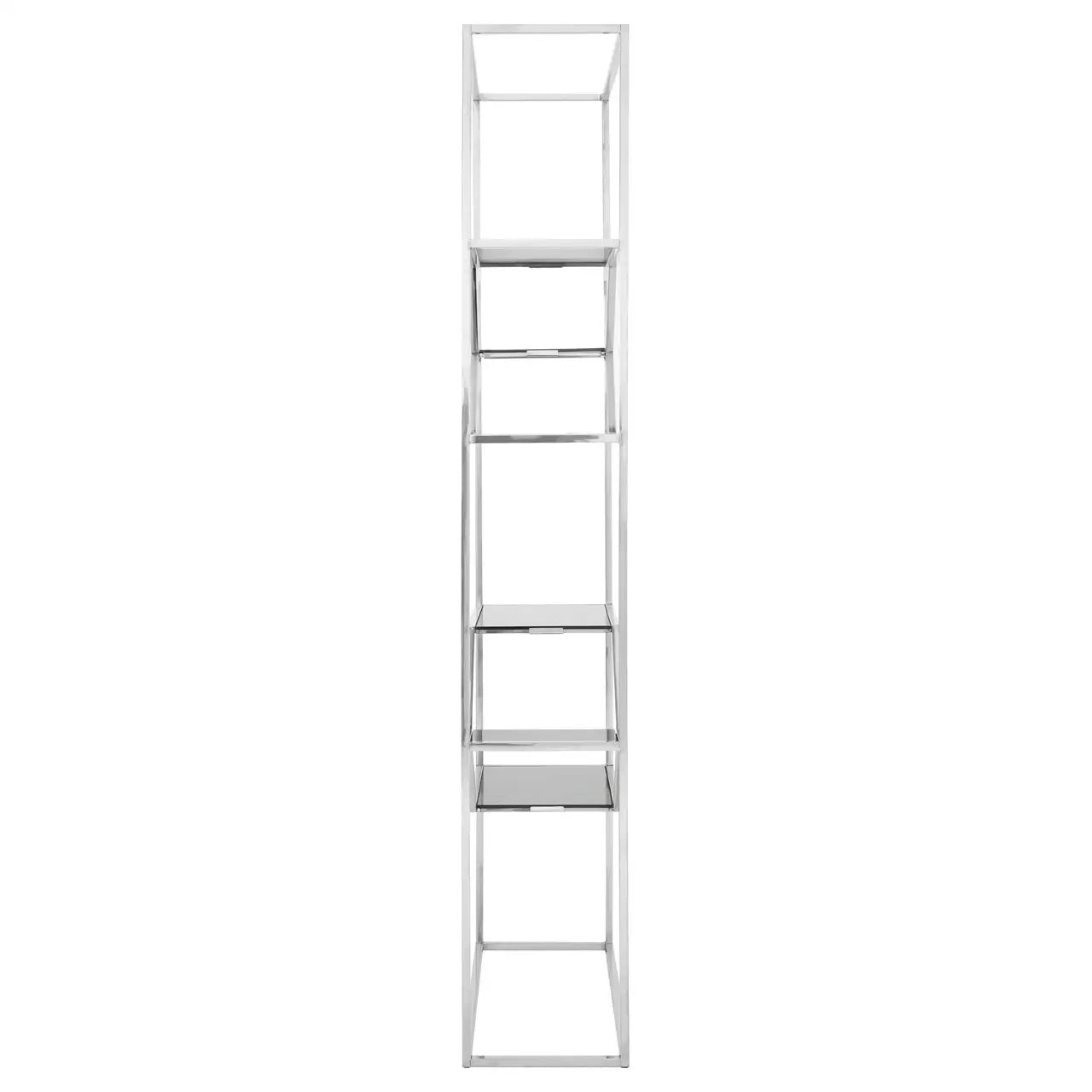 Horizon Silver Finish Bookshelf