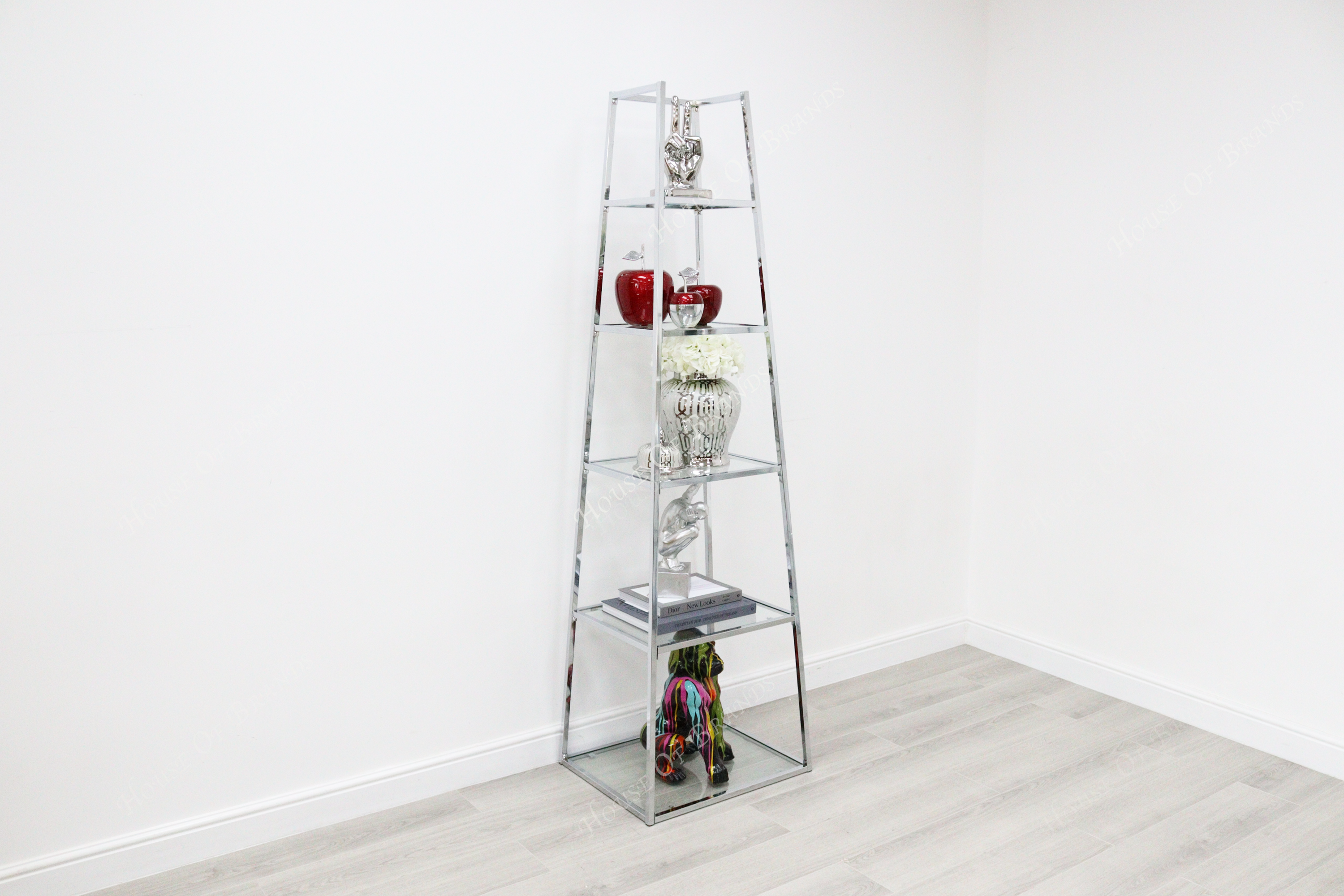 5 Tier Silver Stand