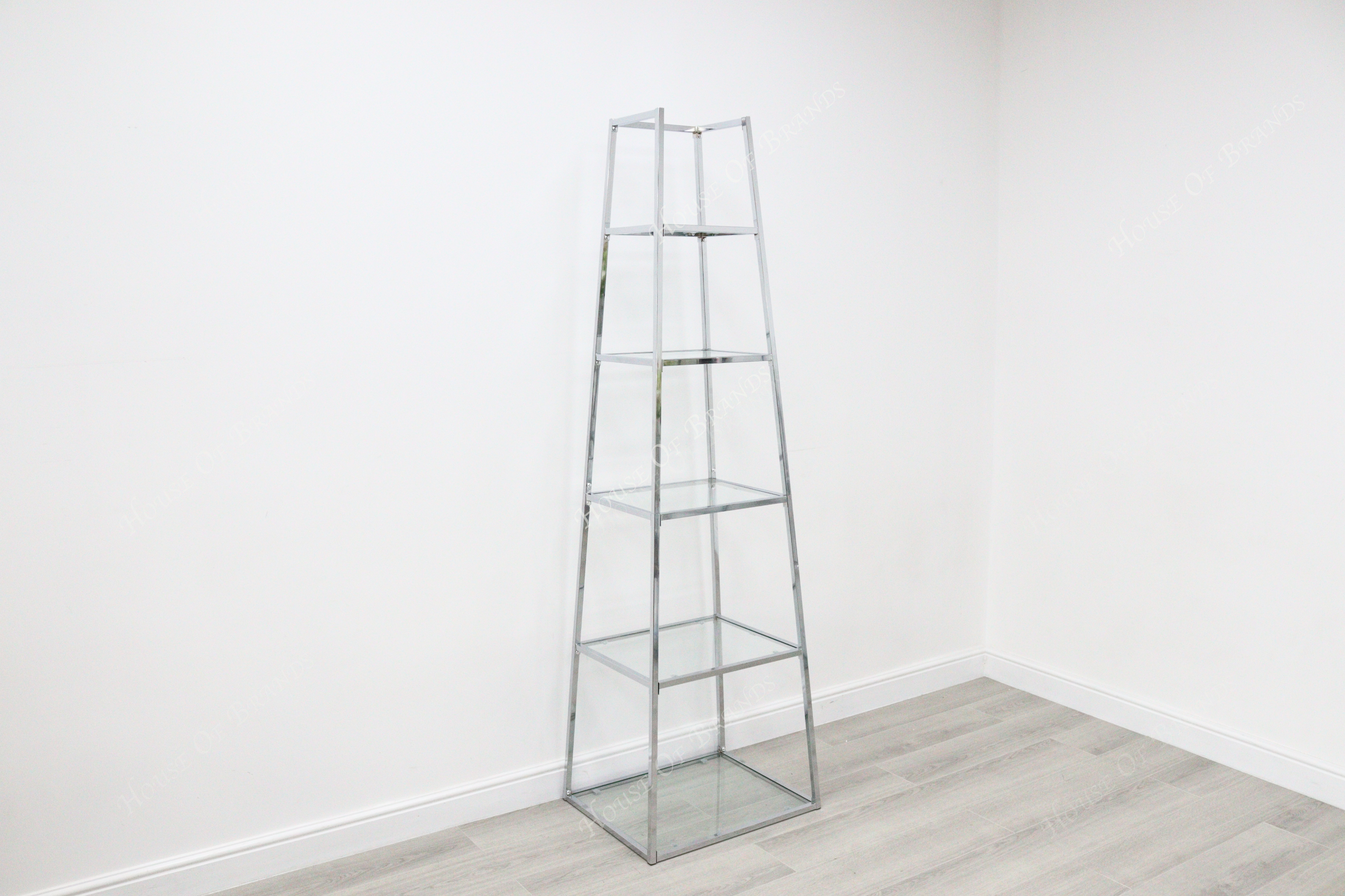 5 Tier Silver Stand