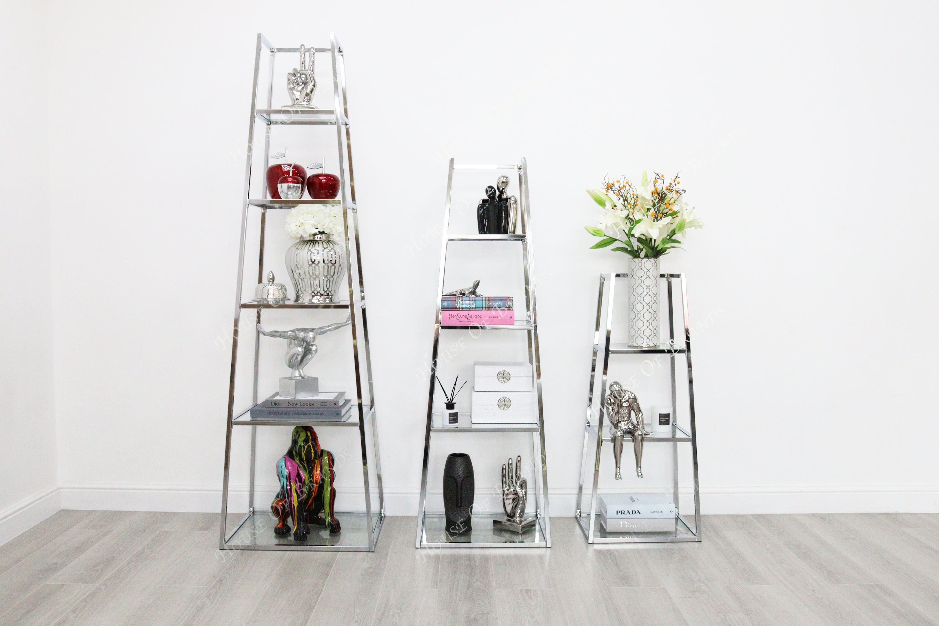 5 Tier Silver Stand
