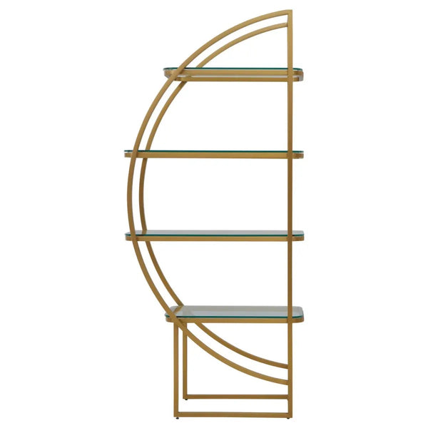 Vogue Left Half Moon Shelf Unit