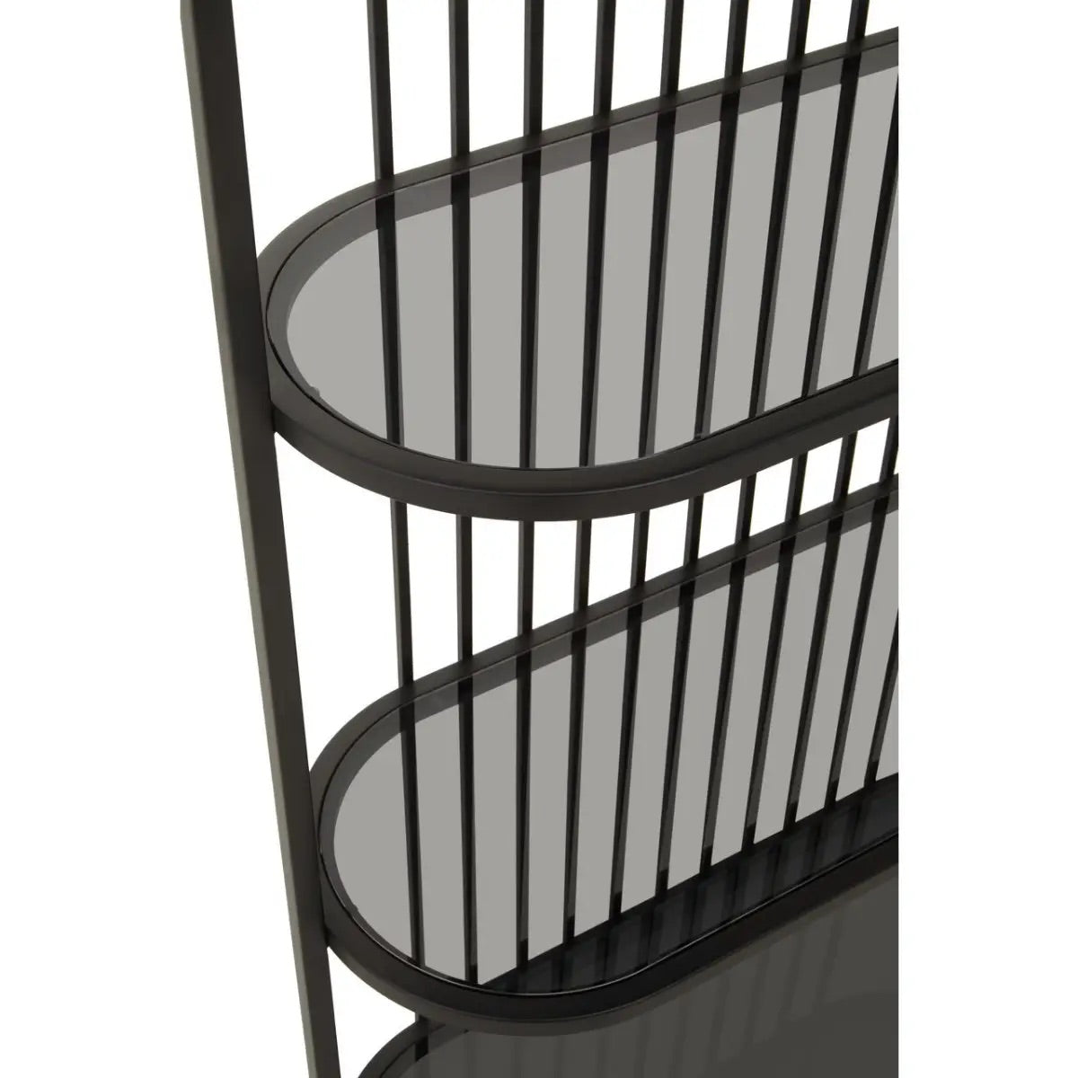 Vogue Five Tier Black Shelf Unit
