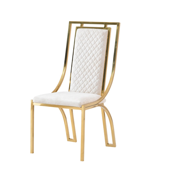 Windsor Cream & Gold  Dining Chair