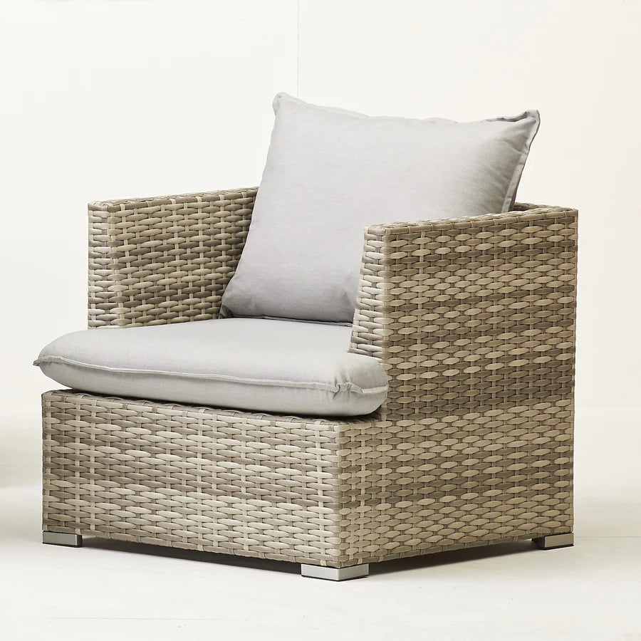 Asha Outdoor Corner Rising Dining Set With Firepit And Ice Bucket