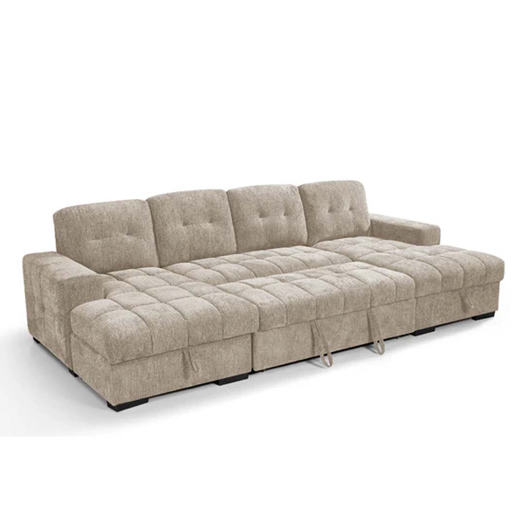 Amalfi Large U Shaped Sofa Bed with Storage