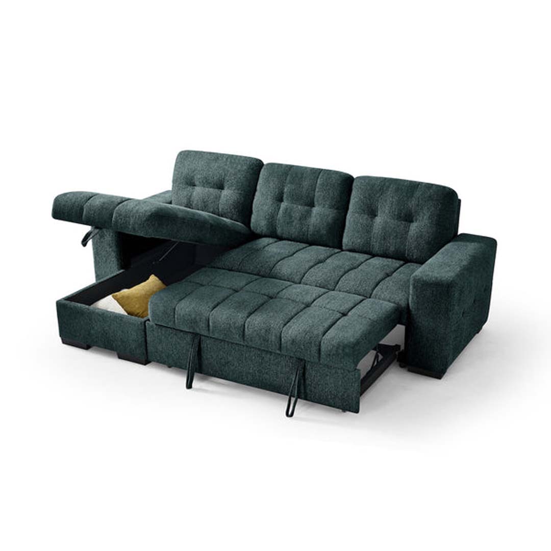 Amalfi Universal Corner Sofa Bed with Storage