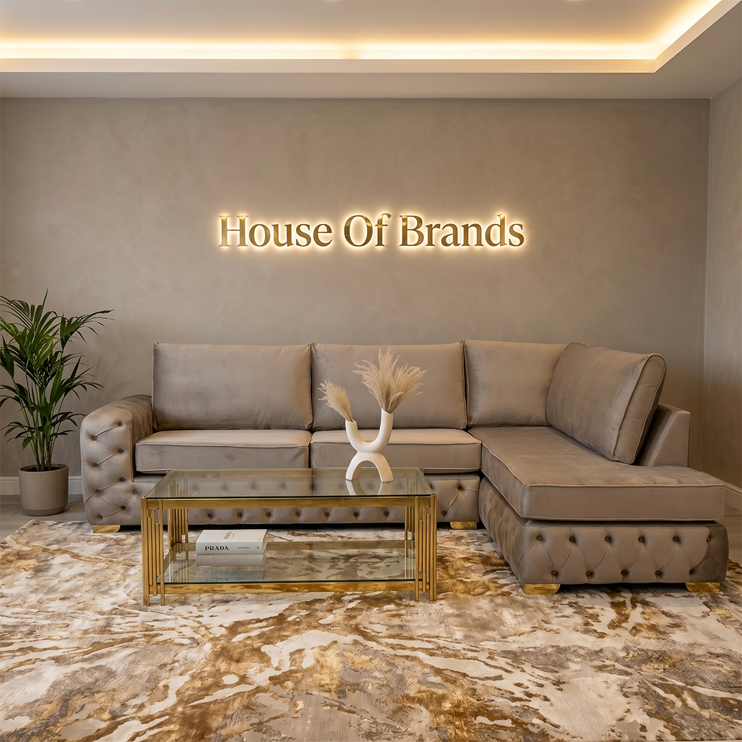 Anastasia L Shape Sofa Fully Upholstered