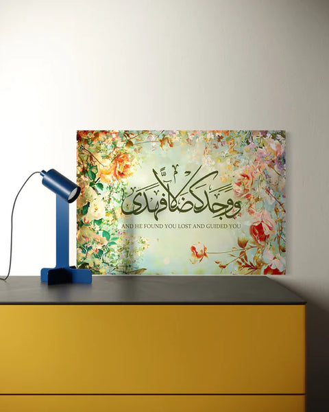 And He Found You Lost And Guided You - (Ad-Duha 93:7) Canvas