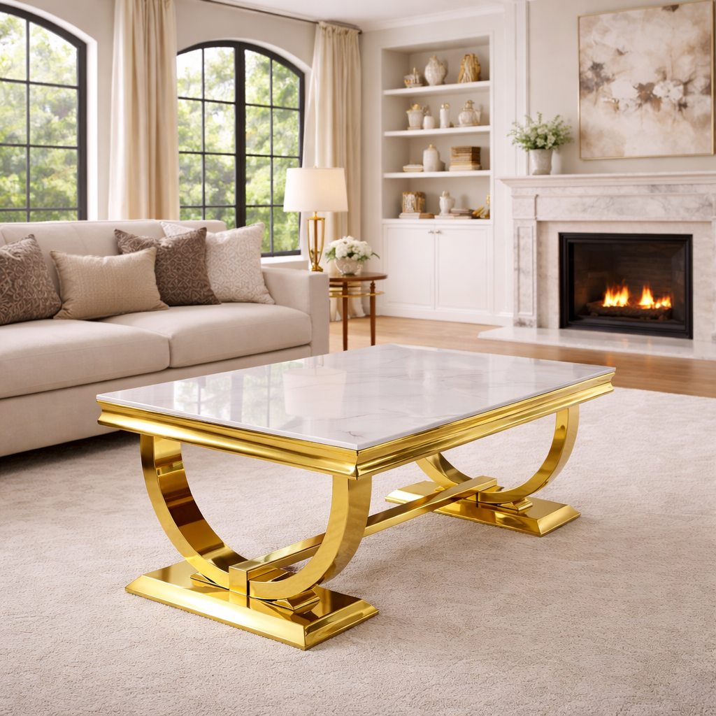Arianna Gold Coffee Table