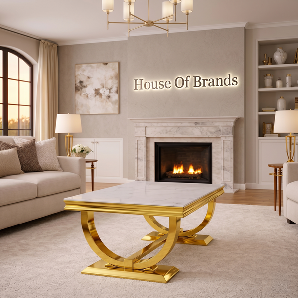 Arianna Gold Coffee Table