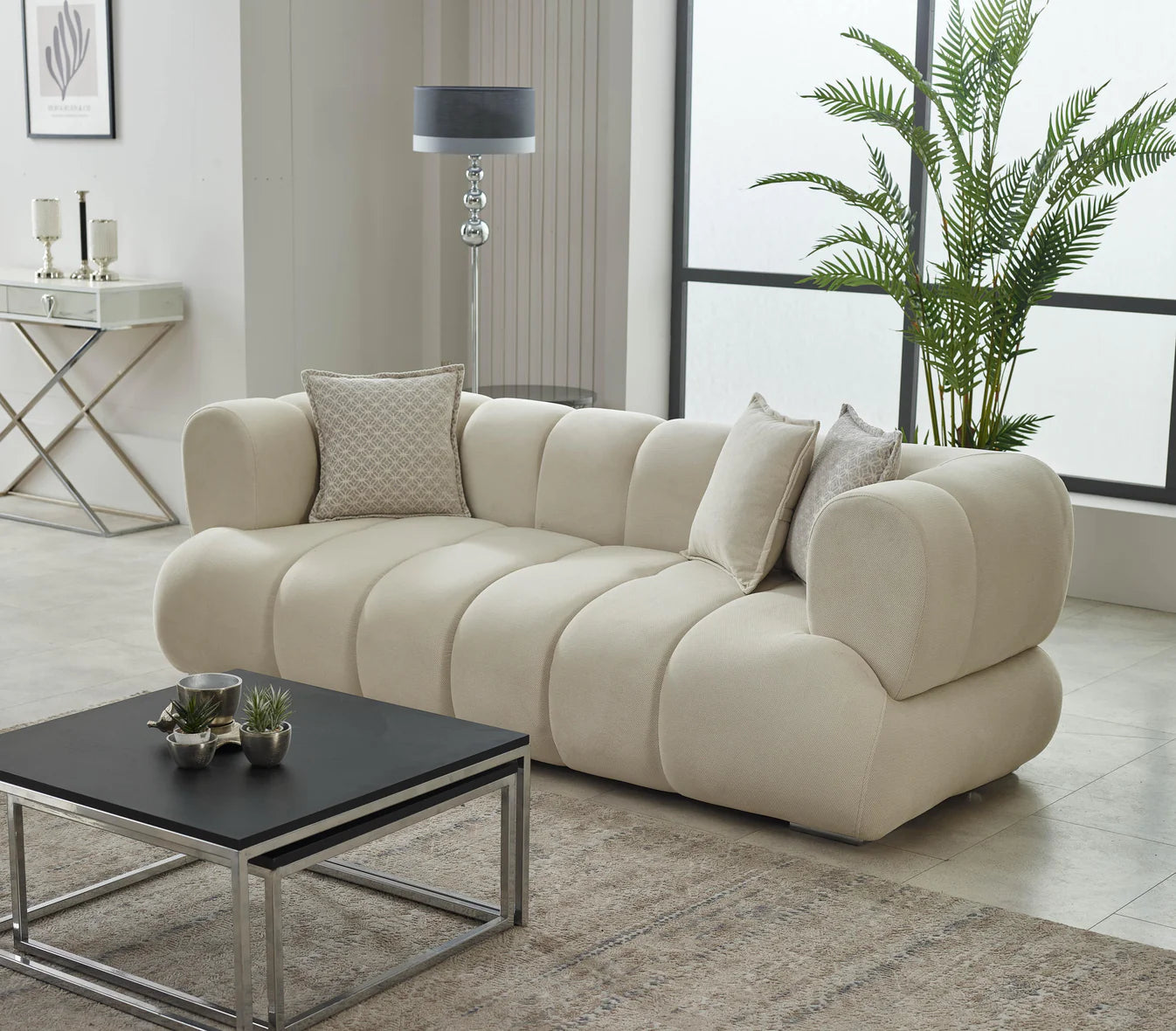 Arturo Beige Sofa Set 3+2
