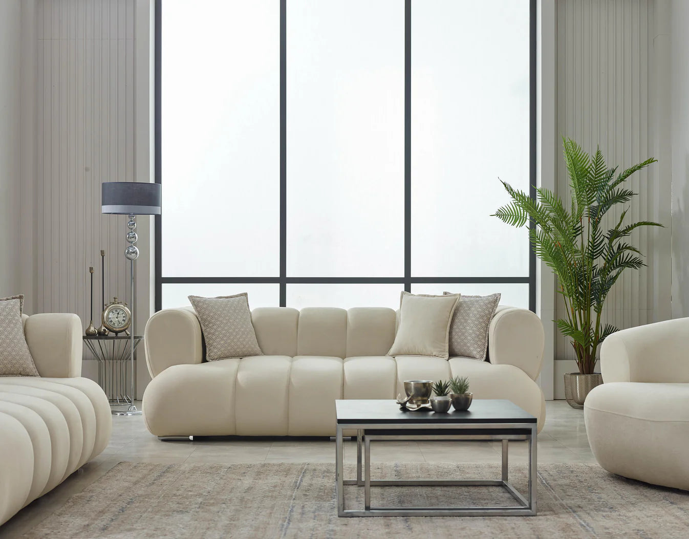 Arturo Beige Sofa Set 3+2