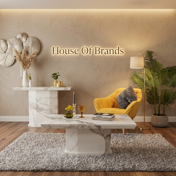 Athens White Marble Coffee Table