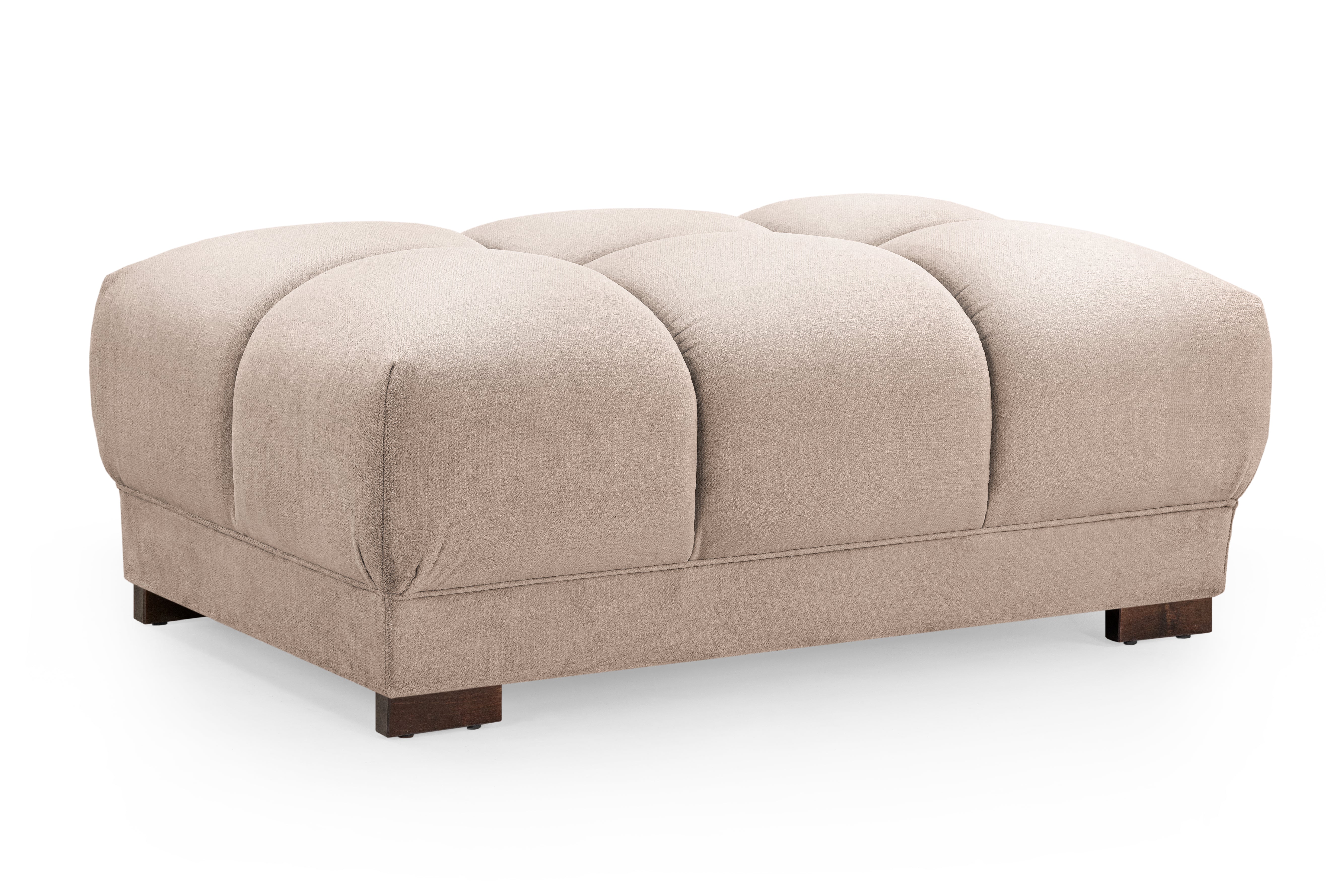 Azzuro U shape Corner Sofa with footstool