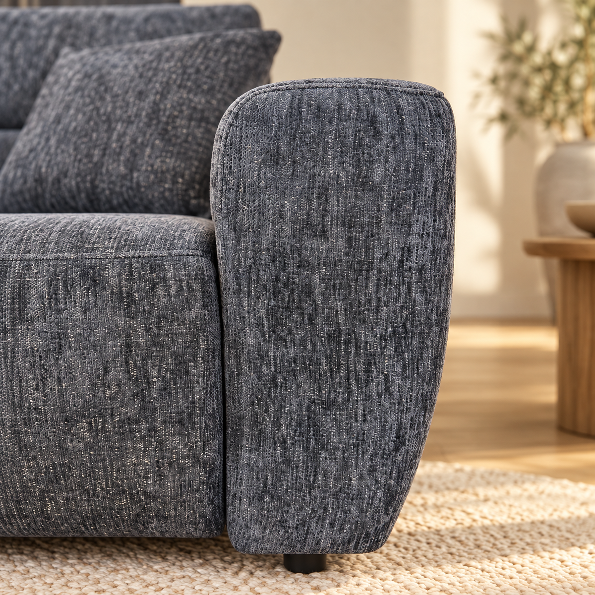 Denver Black Electric Recliner Left Hand