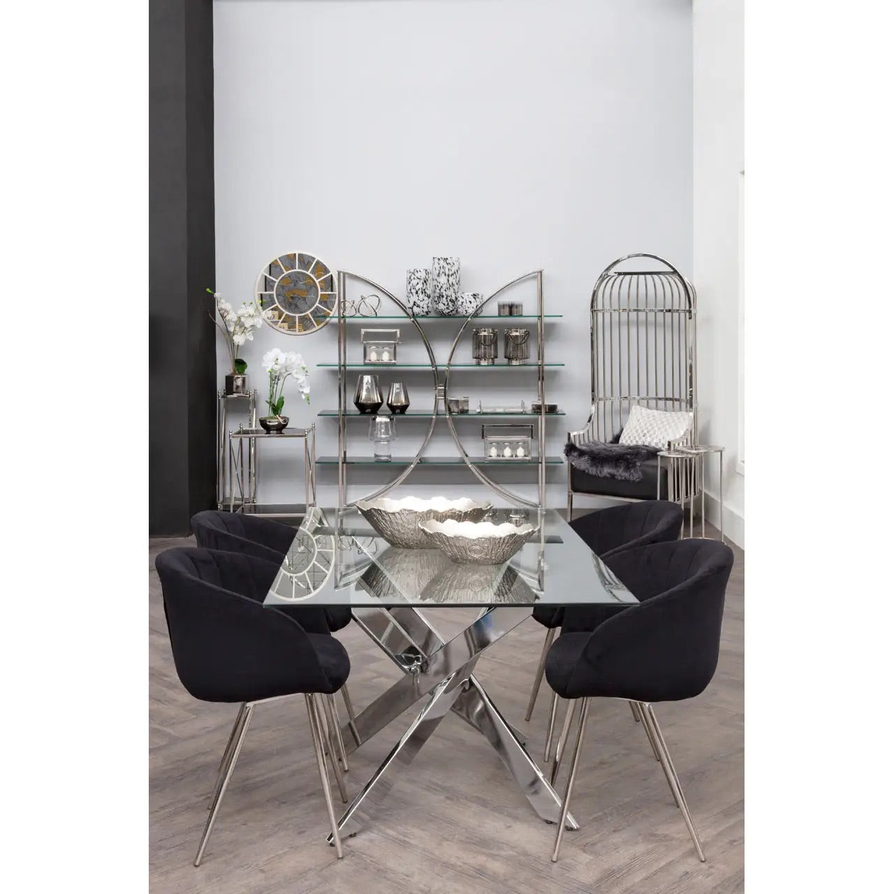 Vogue Curved Design Shelf Unit